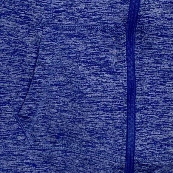 Champion Duo Dry Women’s S Blue Zip Hoodie Jacket Heathered Activewear - Picture 10 of 12